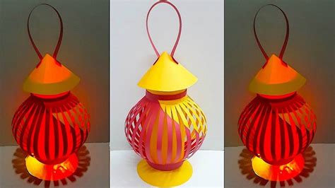 Diy Lantern Made From Paper Diy Room Decorations Idea Diy Diwali