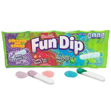 Lik M Aid Fun Dip Candy 1 4 Oz Pack All City Candy