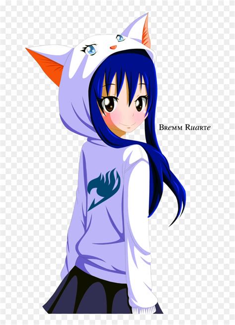 Wendy Marvell Natsu Dragneel Anime Fairy Tail Dragon Blue Haired Icey