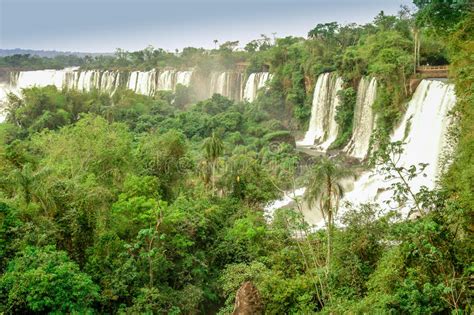 Iguazu Falls Stock Image Image Of Imposing Vegetation 67667089