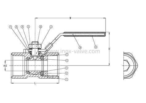 Pc Ball Valve Chitie Inox Valve