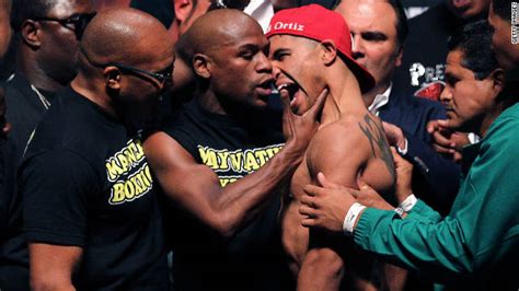 Mayweather Ortiz Square Off For Boxing Title In Las Vegas Cnn