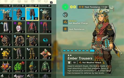 How To Easily Get The Ember Armor Set In The Legend Of Zelda Tears Of