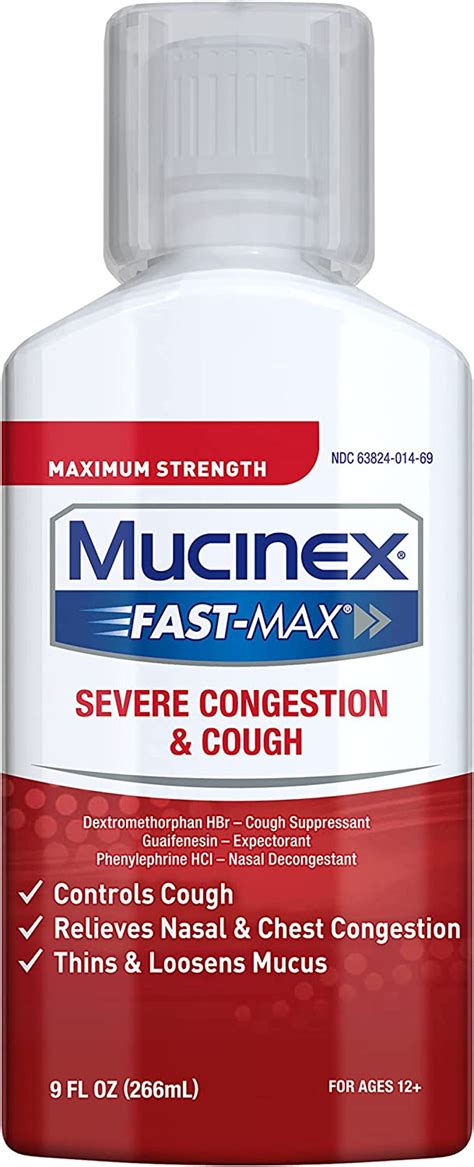 Mucinex Fast Max Severe Congestion And Cough Liquid Ubuy Sri Lanka