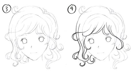 Johnnybros How To Draw Manga How To Draw Manga Hair Part 1 The Basics