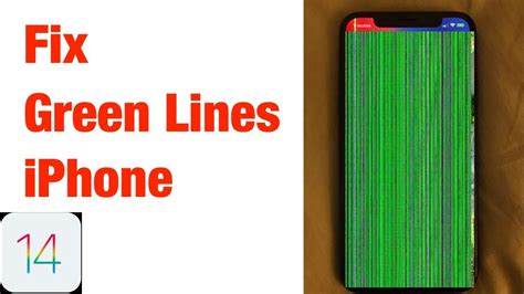 How To Fix Green Lines On Iphone X Youtube