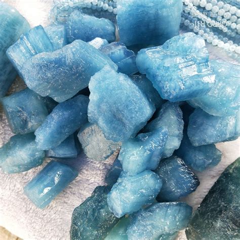 2021 Natural Aquamarine Rough Raw Stone Crystal Ore Quartz Gem Rock