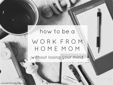 How To Be A Work From Home Mom Work From Home Moms Working From Home