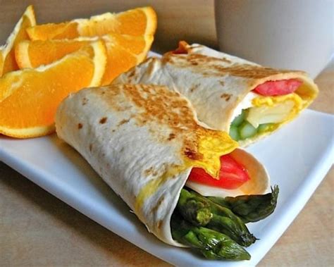 Asparagus Breakfast Wraps Recipe