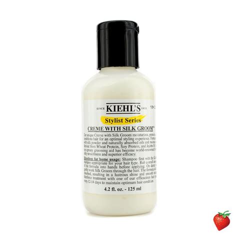 Using the dispensing tip, apply a small amount to your fingertips or directly onto dry scalp and hair before shampooing. Kiehl's Stylist Series Creme With Silk Groom 125ml/4.2oz # ...