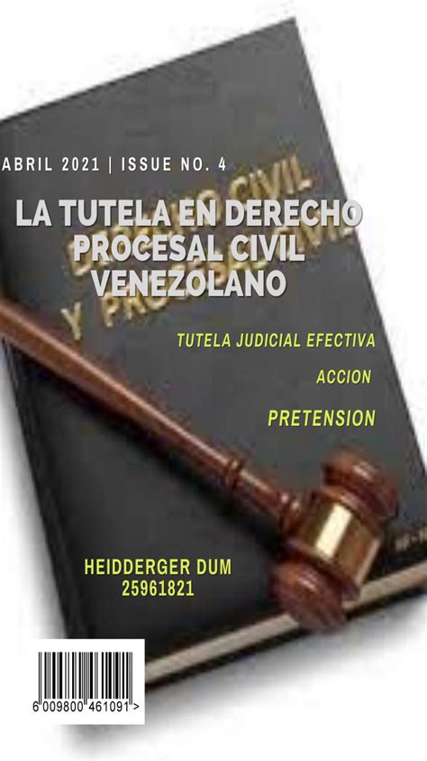 Tutela Jurídica Efectiva La Acción Y Pretensión En Procesal Civil By