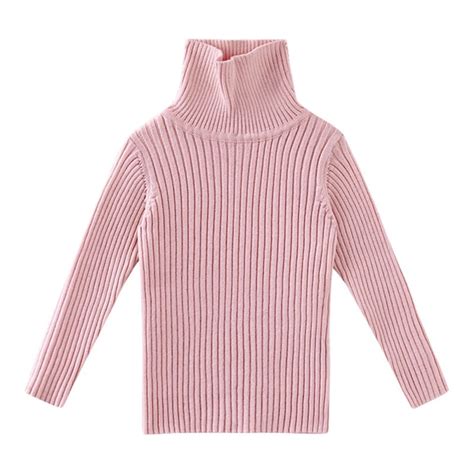 Esho Baby Girl Turtleneck Sweater Toddler Long Sleeve Sweatshirt Tops
