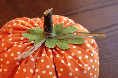 Fabric Pumpkins Tutorial Craft Buds