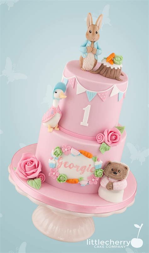 First Birthday Cake Peter Rabbit 1st Birthday Cake For Girls Girls