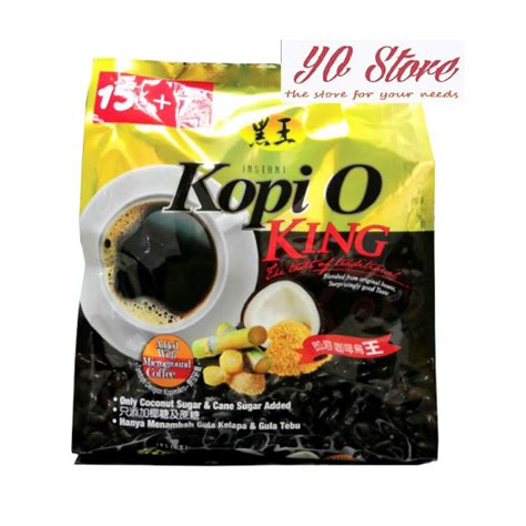 Hei Hwang Kopi O King 18gm X 22 Sachets Black Instant Coffee King Rm6j