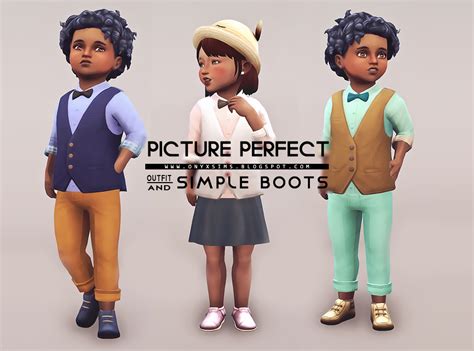 Picture Perfect Tot Set Onyx Sims