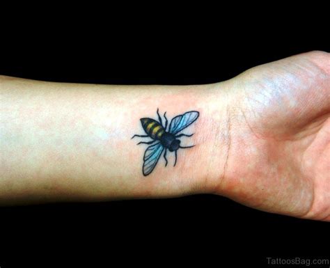 51 Excellent Bee Tattoos On Wrist Tattoo Designs