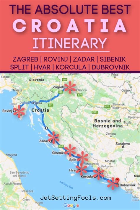 Croatia Itinerary A Complete Guide To 2 Weeks In Croatia