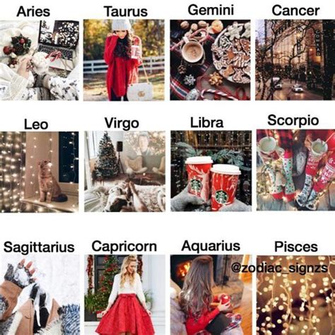☄️zodiac Signs☄ 🎄christmas Aesthetic Pictures🎄 Zodiac Amino