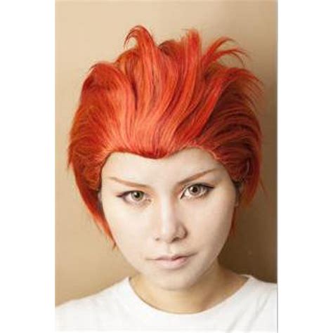 Free Iwatobi Swim Club Seijuro Mikoshiba Orange Cosplay Wig