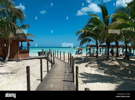 Beach At Cayo Coco Cuba Stock Photo Alamy