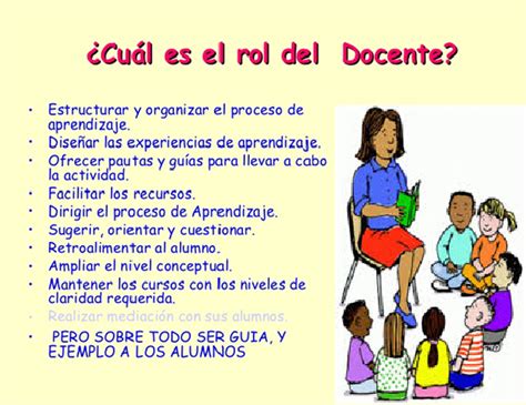 Rol Del Docente Rol Del Docente