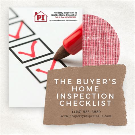 The Buyers Home Inspection Checklist In Seattle