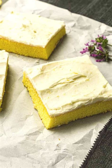 From Scratch Lemon Sheet Cake With Lemon Buttercream