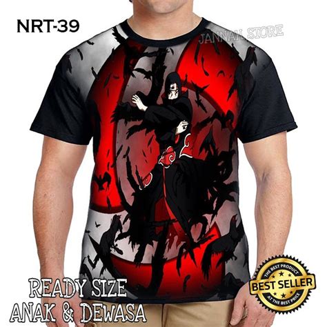 Jual Kaos Itachi Genjutsu Anime Naruto 3d Print Shopee Indonesia