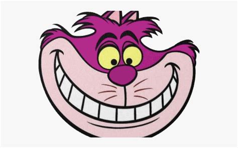 Alice In Wonderland Cheshire Cat Face Free Transparent Clipart