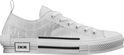 Dior White Oblique B23 Low Top Sneakers Inc Style