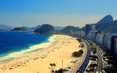 Beach Brazil Rio De Janeiro Copacabana Wallpaper Coolwallpapersme