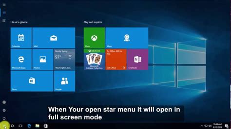 How To Enable And Disable Start Screen In Windows 10 Youtube Images