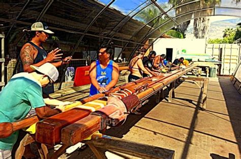 The Launch Of Mauis Hawaiian Voyaging Canoe The Mookiha O Piilani