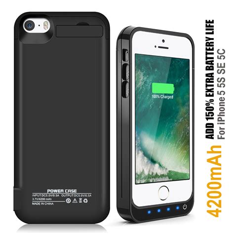 For Iphone 8 Plus Battery Case 7000mah Ultra Slim Extended Battery
