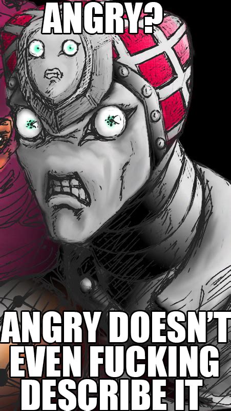 Angry King Crimson Jojo Stand Know Your Meme