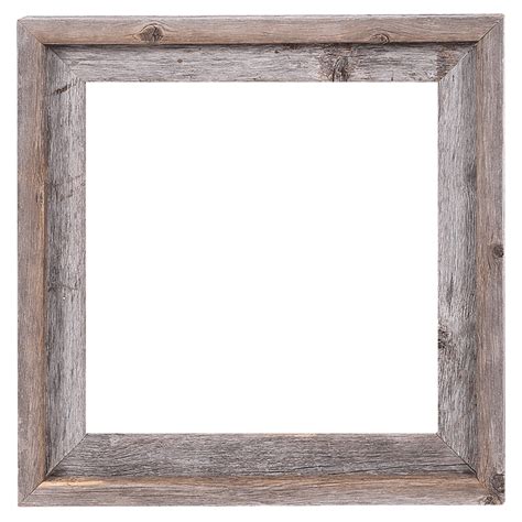 12x12 Picture Frames Reclaimed Barn Wood Open Frame No Glass Or Back Rustic Decor