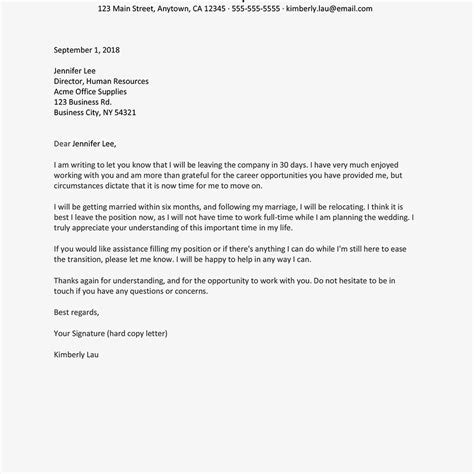 Resignation Letter Format For School Teacher Due To Marriage Feels