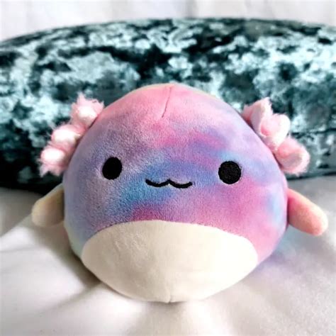 Squishmallow Flip A Mallow 5 Inch Tinley Rainbow Axolotl And Luther Tie