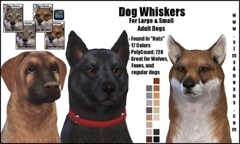 Dog Whiskers Original Content Sims 4 Nexus