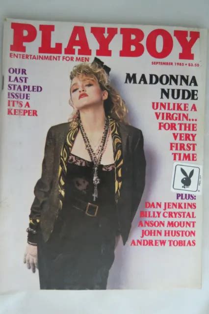 MADONNA NUDE PLAYBOY Magazine September 1985 Vol32 PicClick UK