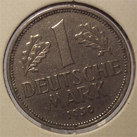 Km110 1950 G West German 1 Mark Coin Ef 0565 For Sale Buy Now