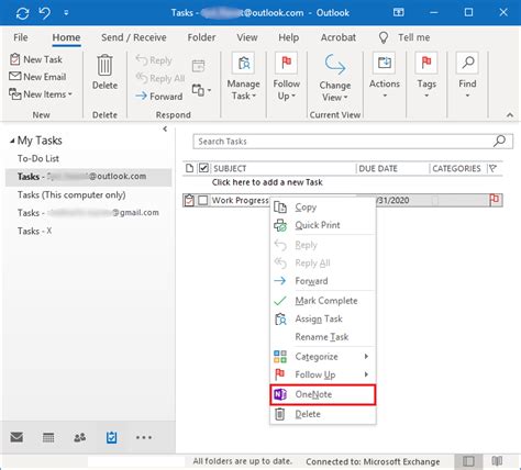 How To Create Tasks In Outlook From Onenote Manbpo