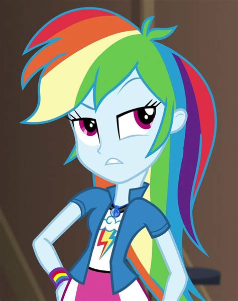 Annoyed Clothes Cool Cropped Equestria Girls Female