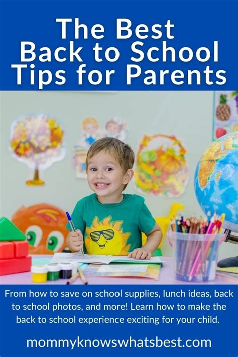 Best Back To School Tips For Parents Be Ready For The First Day