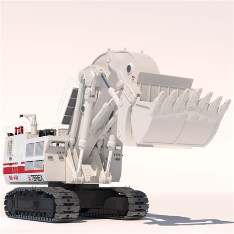 Excavator Terex O K Rh400 3d Model Cgtrader