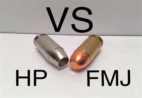 Hollow Point Vs Full Metal Jacket Bullets Sample