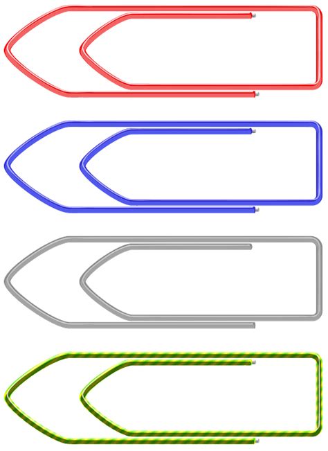 Colorful Paper Clips Clipart Free Download Transparent Png Creazilla