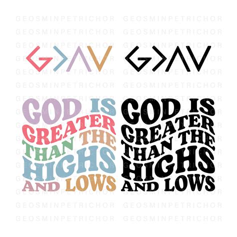 God Greater Than High Low Png Svg God Greater Christian Png Etsy Canada