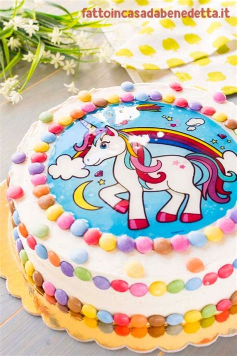 Maybe you would like to learn more about one of these? TORTA DI COMPLEANNO UNICORNO CON OSTIA | Torta di ...